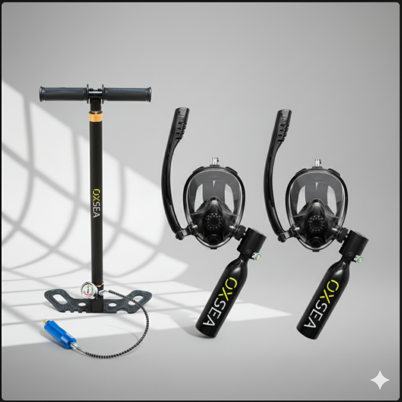Pack DUO OX500 + Pompe Manuelle + OXAIR