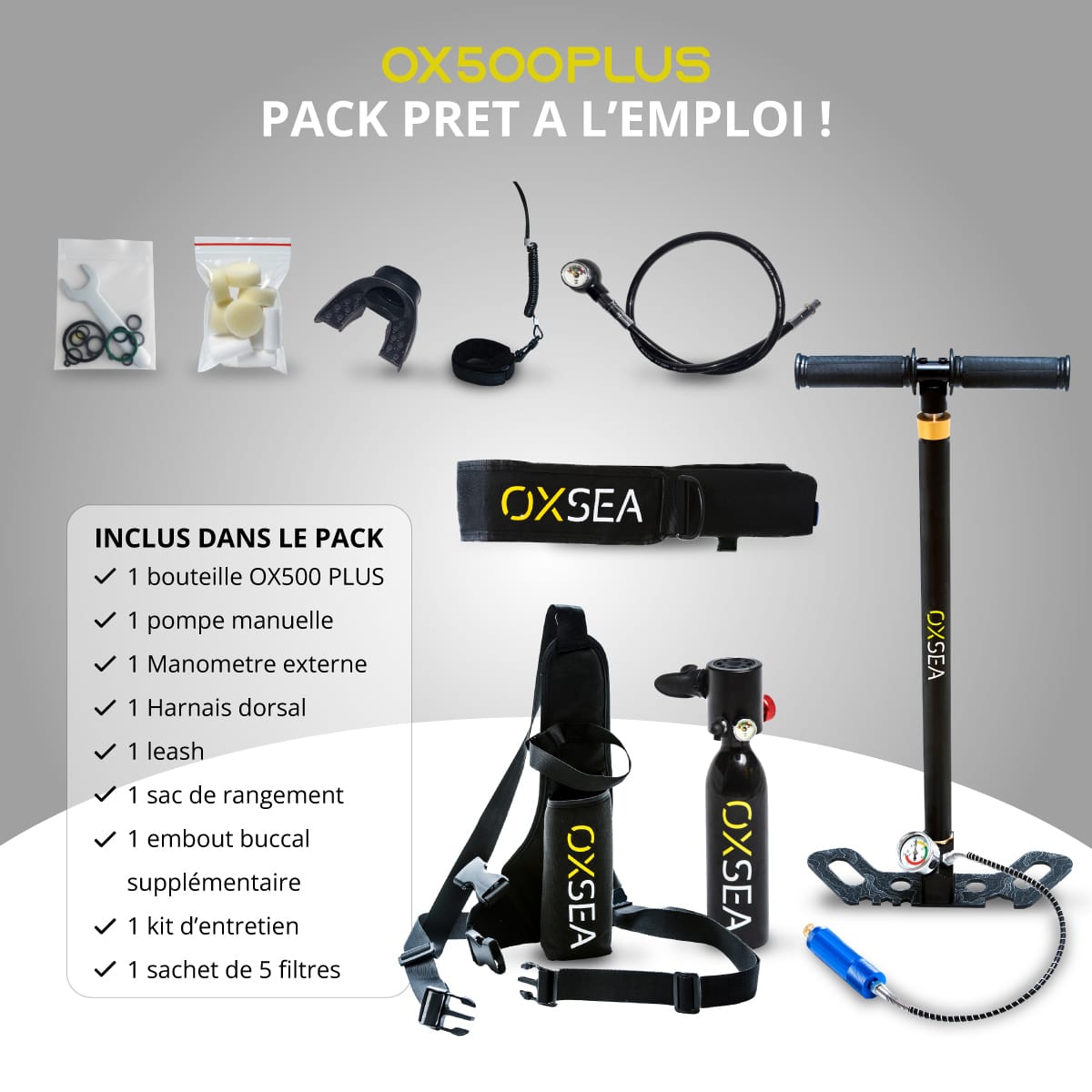 OX500 plus et OXAIR-02